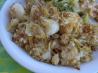 Baked Fish With Artichoke Crumb Topping. Recipe by Chef Bobby Hill
