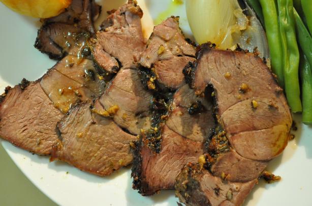 Slow Baked Lamb - Tastes Like Spit Roasted. Photo by I'mPat