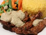 Smoked Paprika Lamb With Eggplant Aioli