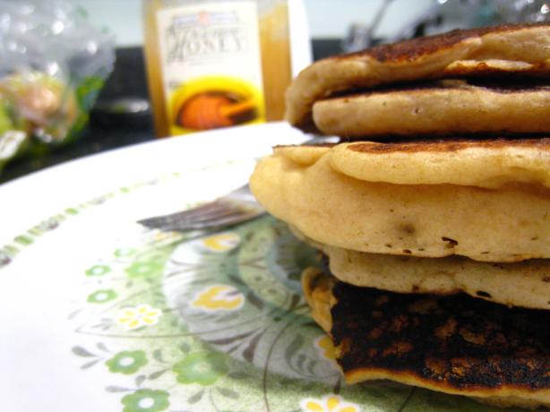 Alton Brown's Fluffy Whole Wheat Pancakes. Photo by Georgiapea