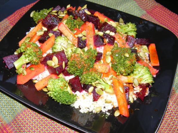 Superfood Salad With Moroccan Dressing. Photo by Sarah_Jayne