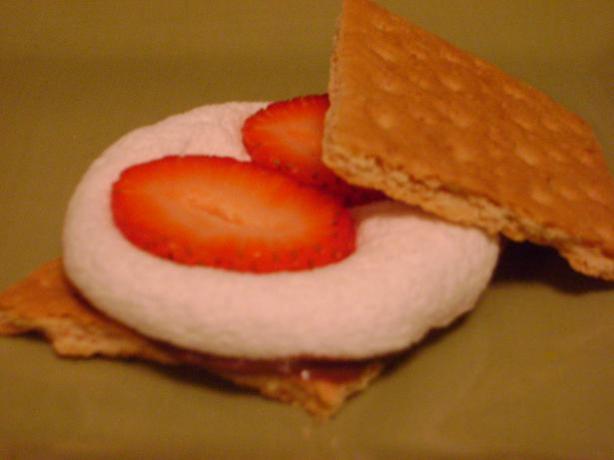 (Chocolate And) Strawberry S'mores. Photo by CookieMonster2323