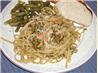 Linguini with Shrimp and Tomato Hazelnut Pesto