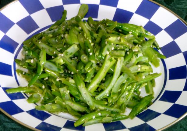 Syrian Green Beans With Cilantro. Photo by KateL