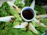 Pear & Hazelnut Salad With Crystallized Ginger Dressing
