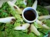 Pear & Hazelnut Salad With Crystallized Ginger Dressing. Recipe by Debbwl