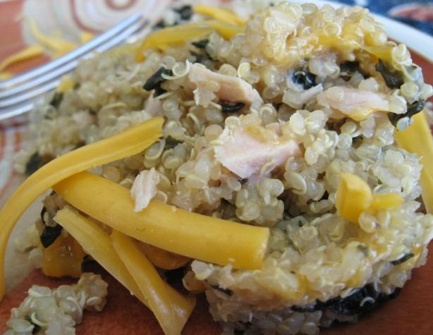 Easy One-Dish Quinoa and Tuna. Photo by Kathy at Food.com