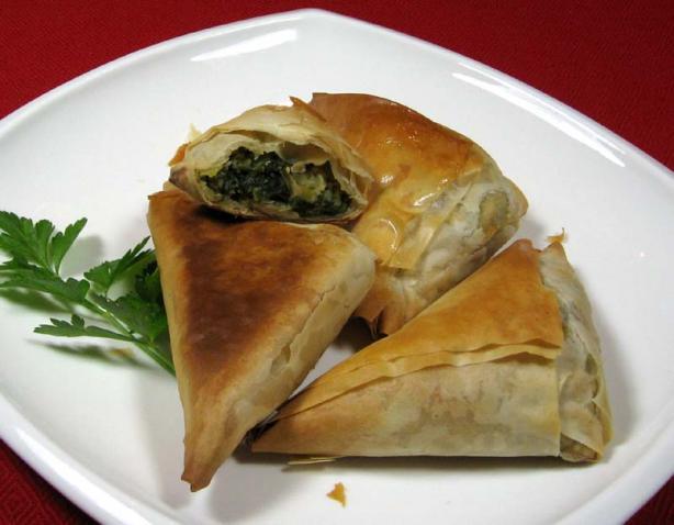 Mild Spanakopita. Photo by dianegrapegrower