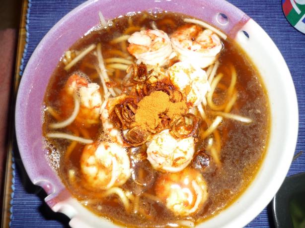 Prawn Noodles. Photo by Muffythechef