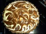 Chocolate Eggnog Swirl Pie