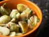 Marinated Brussels Sprouts With Lemon. Recipe by Tisme