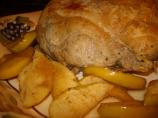 Roast Pork With Apple Mustard Glaze