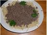 Hamburger Stroganoff. Recipe by papergoddess