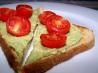 Creamy Avocado and Cherry Tomato Toast