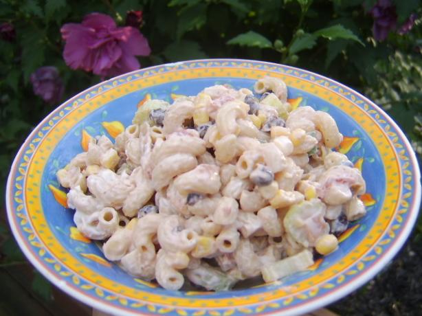Corn and Black Bean Macaroni Salad - Tex Mex. Photo by LifeIsGood