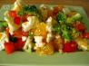 Cauliflower Orange Salad (Raw Food). Recipe by Sydney Mike