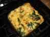 Spinach and Jack Cheese Bread Pudding