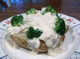 Chicken Broccoli Dinner in a Tater
