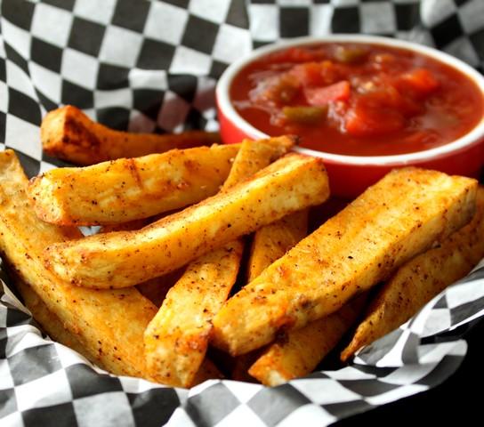 Baked Sweet Potato Fries. Photo by Calee