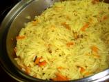 Saudi Carrot Basmati Rice (Zainab's Mom's). Photo by Karen Elizabeth