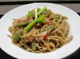 Snow Peas and Soba Noodles