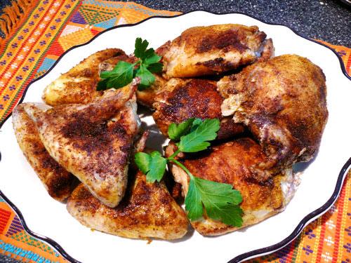 Roasted Chicken Al-Kabsa (Saudi) (Gluten Free). Photo by Mikekey