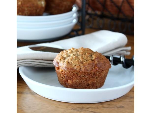 Whole Wheat Banana Butterscotch Muffins. Photo by Calee