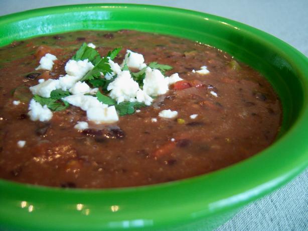 Chunky Black Bean Soup. Photo by *Parsley*