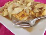 Buttermilk Pumpkin Waffles With Apples and Apple Cider Syrup