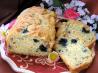Blueberry Black Walnut Bread (Cake). Recipe by Acadia*