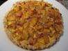 Peach Custard Pie. Recipe by Tracy K
