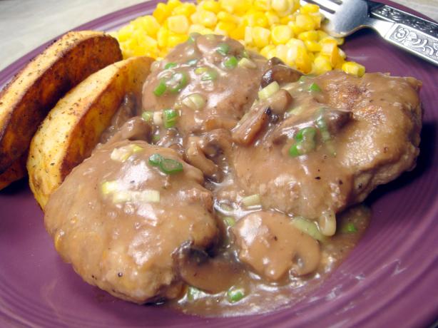 Herbed Rissoles With Mushroom Sauce. Photo by Lori Mama