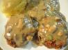 Herbed Rissoles With Mushroom Sauce