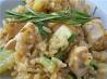 Paella With Chicken, Zucchini and Rosemary