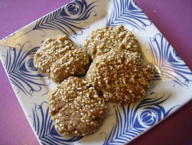 Sesame Seed Snack Cookies. Photo by Elise and family