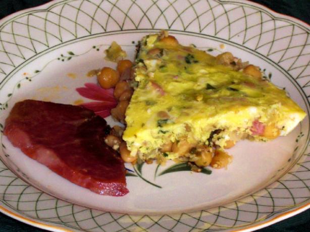 Portuguese Bean and Garlic Omelet. Photo by KateL