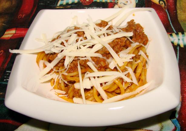 Mexican Skillet Spaghetti. Photo by Boomette