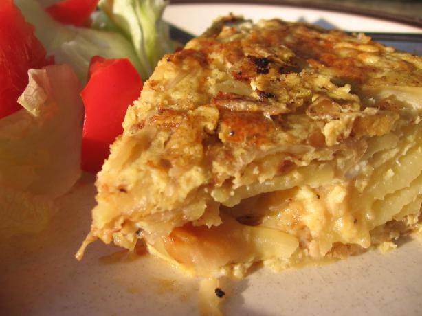 Tortilla Espanola (Traditional Spanish Potato Omelete).. Photo by Dreamer in Ontario