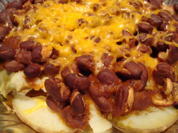 Mexican Taters and Beans. Photo by Starrynews