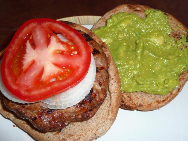 Kinda Sorta Tex Mex Burger. Photo by CaliforniaJan