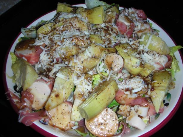 Romaine, Palm and Artichoke Salad. Photo by JackieOhNo!