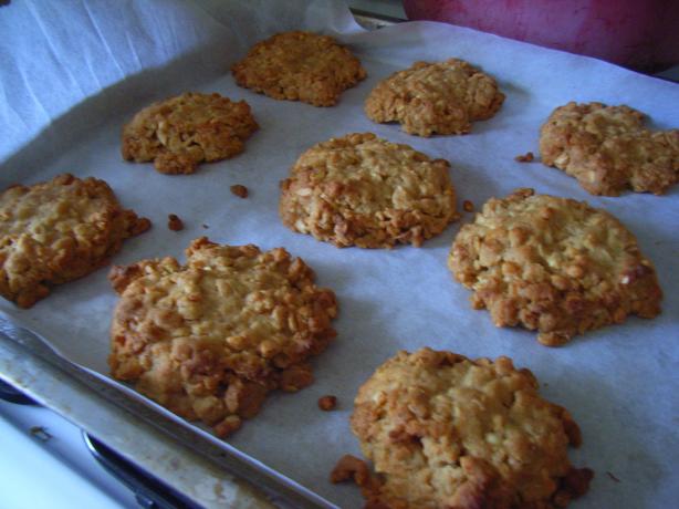 Anzac Biscuits With Macadamias (Australian). Photo by katew