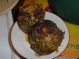 Bell Peppers.... Stove Top Beef-Stuffed Red or Green Peppers