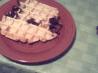 Sour Cream Blackberry Waffles
