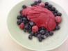 Blackberry and Vodka Sorbet With Mixed Berries