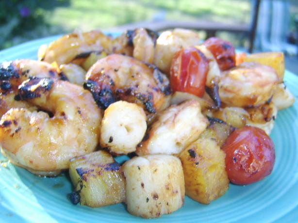 Aussie Prawn and Scallop Skewers. Photo by LifeIsGood