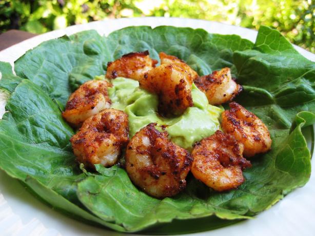 Spanish Tapas - Avocado Puree and Shrimp Cocktail. Photo by gailanng
