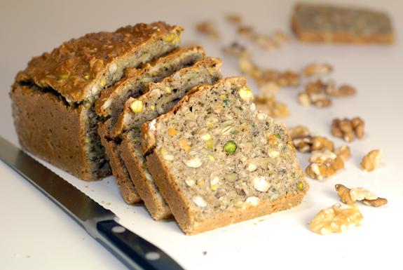 Gluten Free and Grain Free Nut Bread. Photo by Elana's Pantry