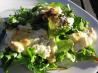 Spanish Tapas - Grilled Goat's Cheese on Bed of Lettuce. Recipe by Deantini
