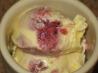 Vanilla Ice Cream Swirled With Fresh Berry Puree